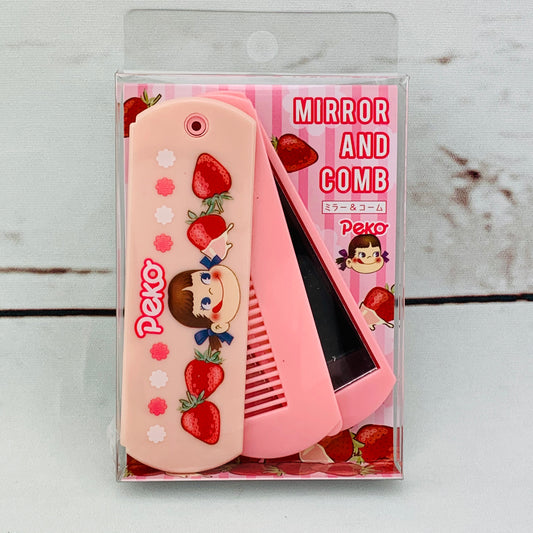 Peko 不二家ミルキー Mirror and comb PE-5537095PK