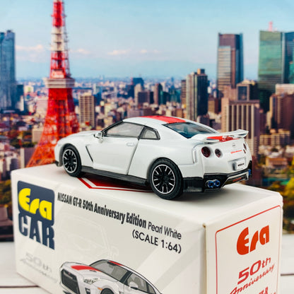 ERA CAR 21 1/64 Nissan GTR 50th Anniversary Edition Pearl White NS20GTRSP26