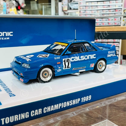 INNO64 1/64 NISSAN SKYLINE GTS-R (R31) #12 "CALSONIC" JTCC 1987 IN64-R31-CA12