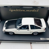 Ignition Model 1/18 Toyota Sprinter Trueno AE86 3 Door TK-Street Early Version White IG1772