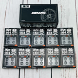 BNDS 1/64 ABS Wheel & Tire Set of 10 (FB) FLAT BLACK