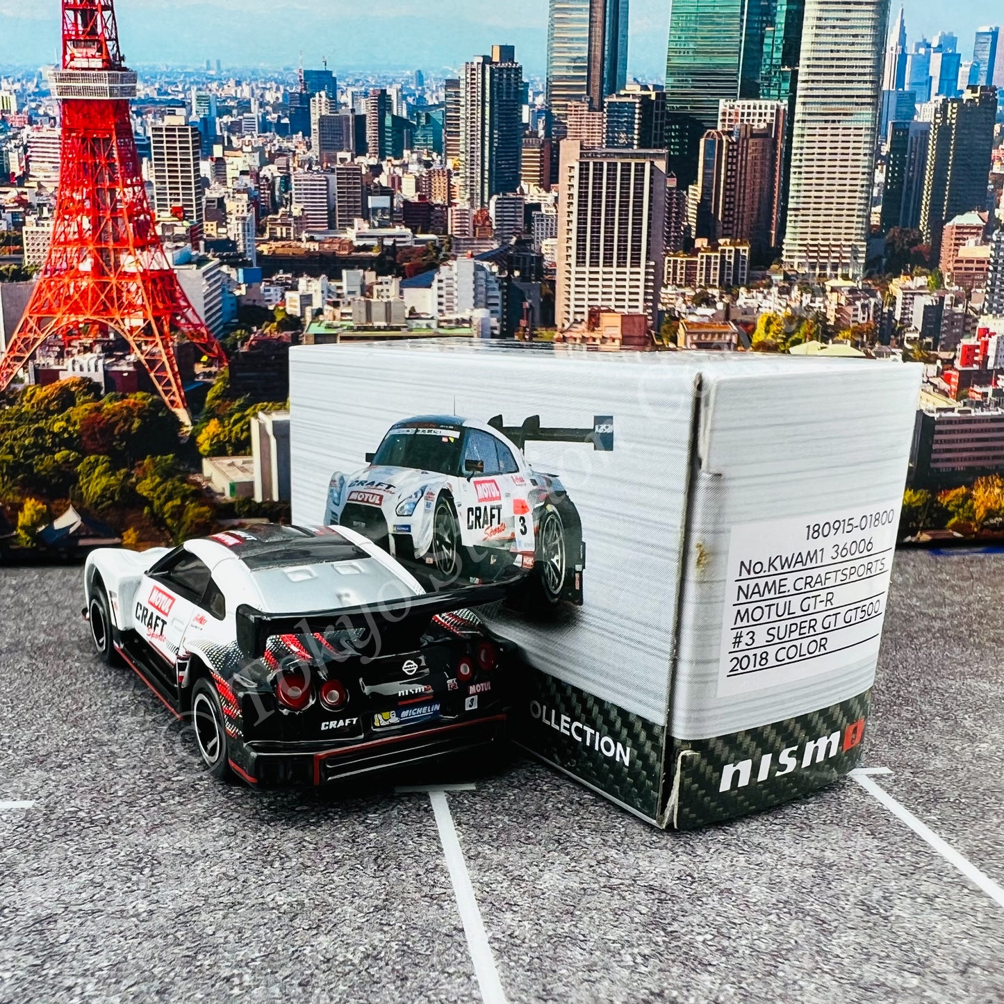 Nismo Model Car Collection Craftsports Motul GT-R #3 Super GT GT500 2018 KWAM136006