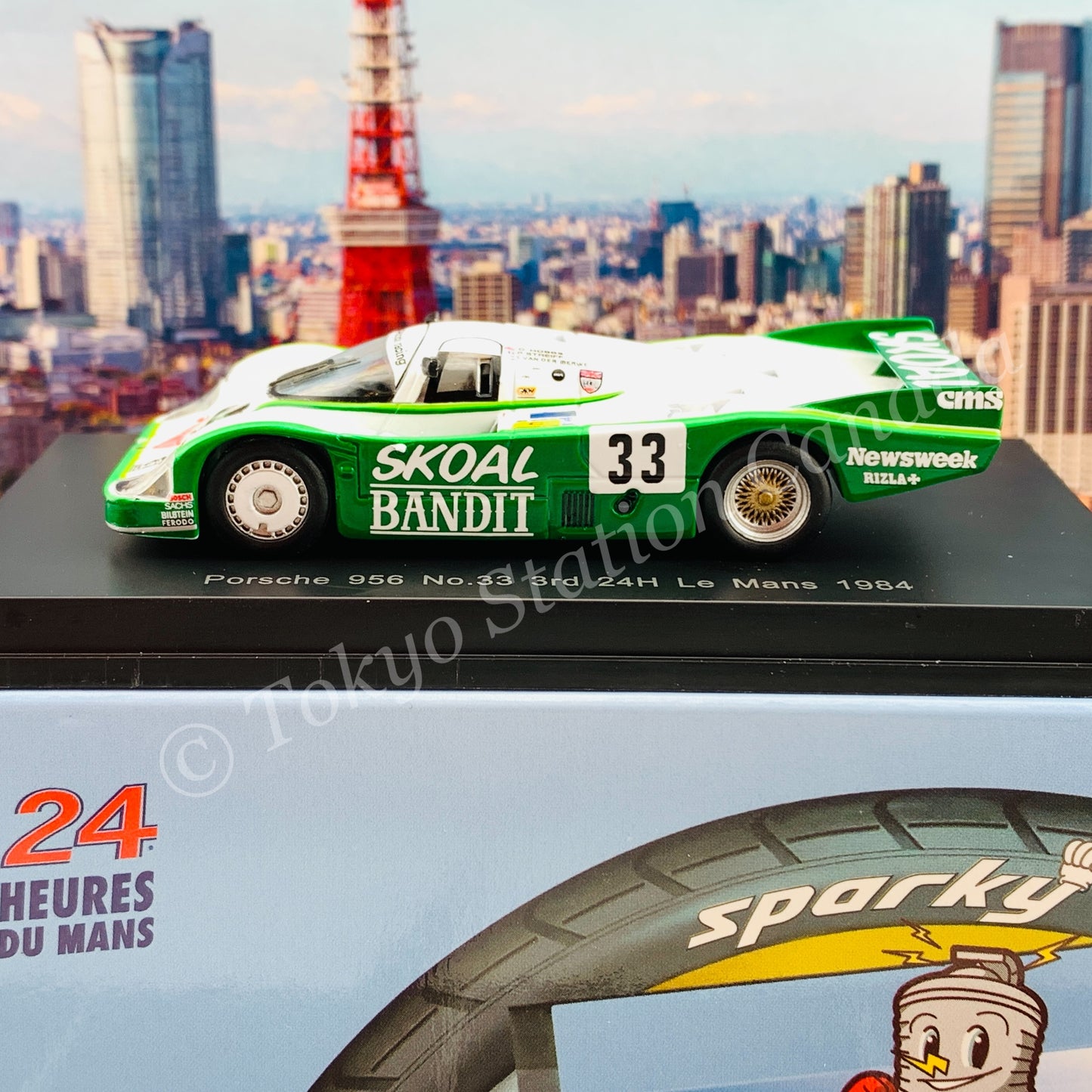Sparky 1/64 Porsche 956 No.33 3rd 24H Le Mans 1984 D. Hobbs - P. Streiff - S. van der Merwe Y178