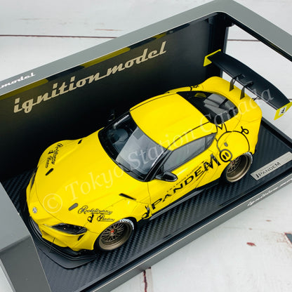 Ignition Model 1/18 PANDEM Supra (A90) Yellow IG2039