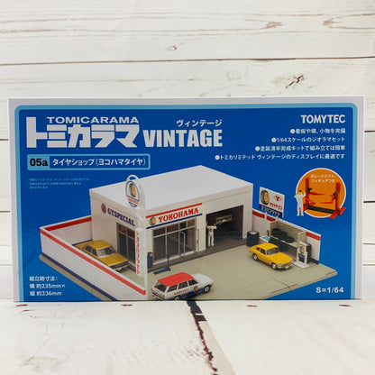 Tomytec 1/64 TOMICARAMA 05A Tire Shop YOKOHAMA TIRE
