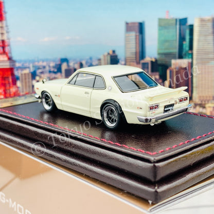 Ignition Model 1/64 HIGH-END RESIN MODEL Nissan Skyline 2000 GT-R (KPGC10) White IG2303
