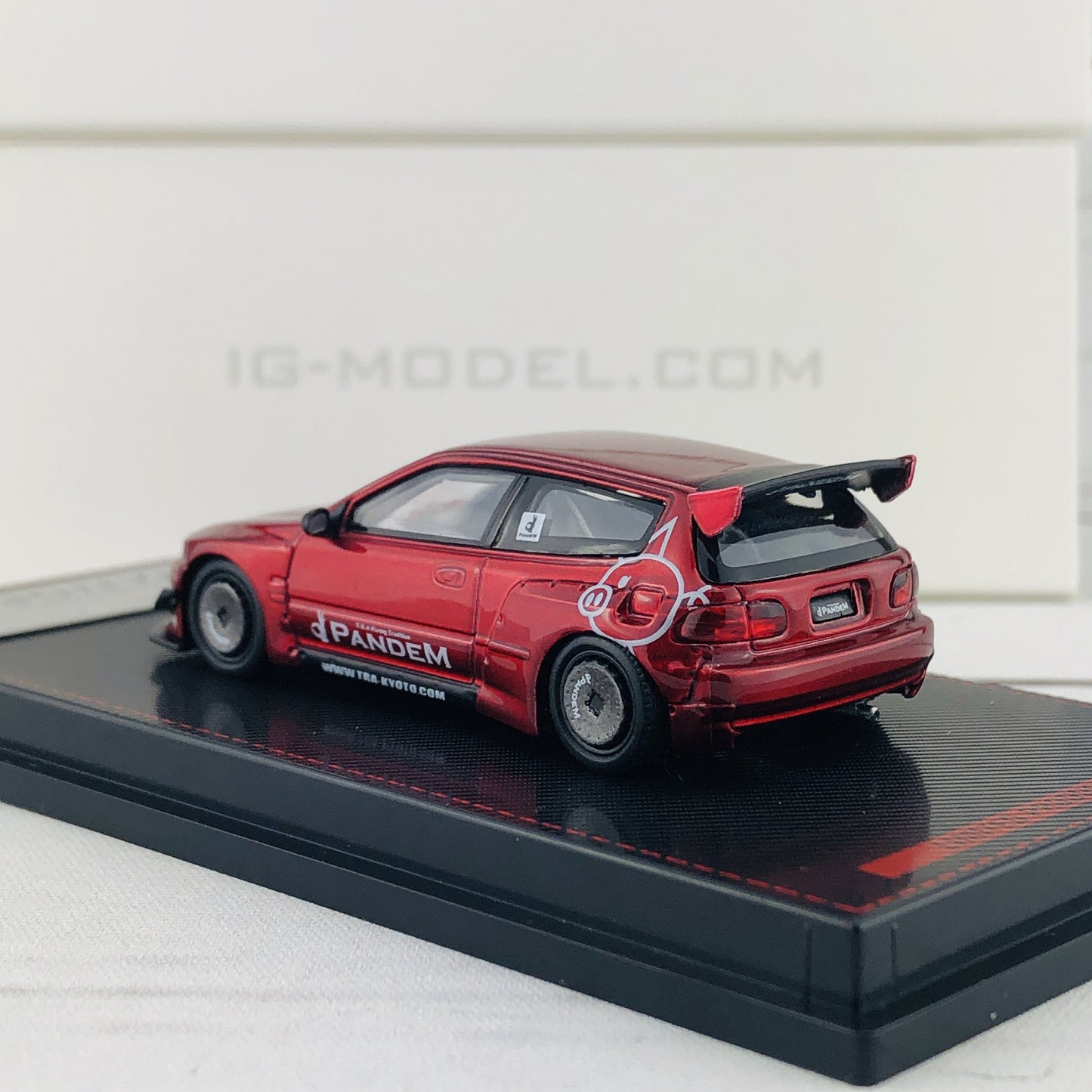 Ignition Model 1/64 Pandem Civic (EG6) Red Metallic 1414