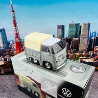 TinyQ Uno-Series 17 - Volkswagen T2 Pickup Truck (Light Gray) TinyQ-17c