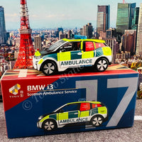 TINY 微影 1/64 UK17 BMW i3 Scottish Ambulance Service ATCUK64011