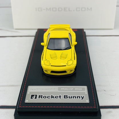 Ignition Model 1/64 Rocket Bunny RX7 (FD35) Yellow 1410