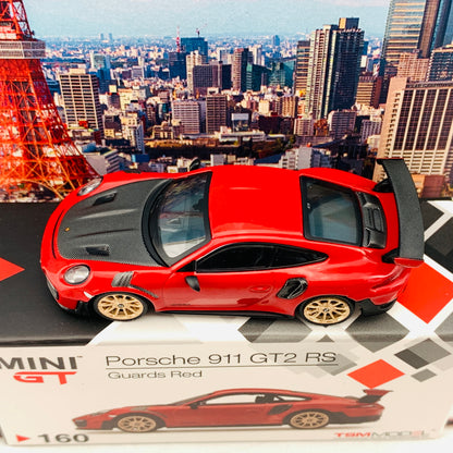 MINI GT 1/64 Porsche 911 GT2 RS Guards Red LHD Taiwan Exclusive MGT00160-L
