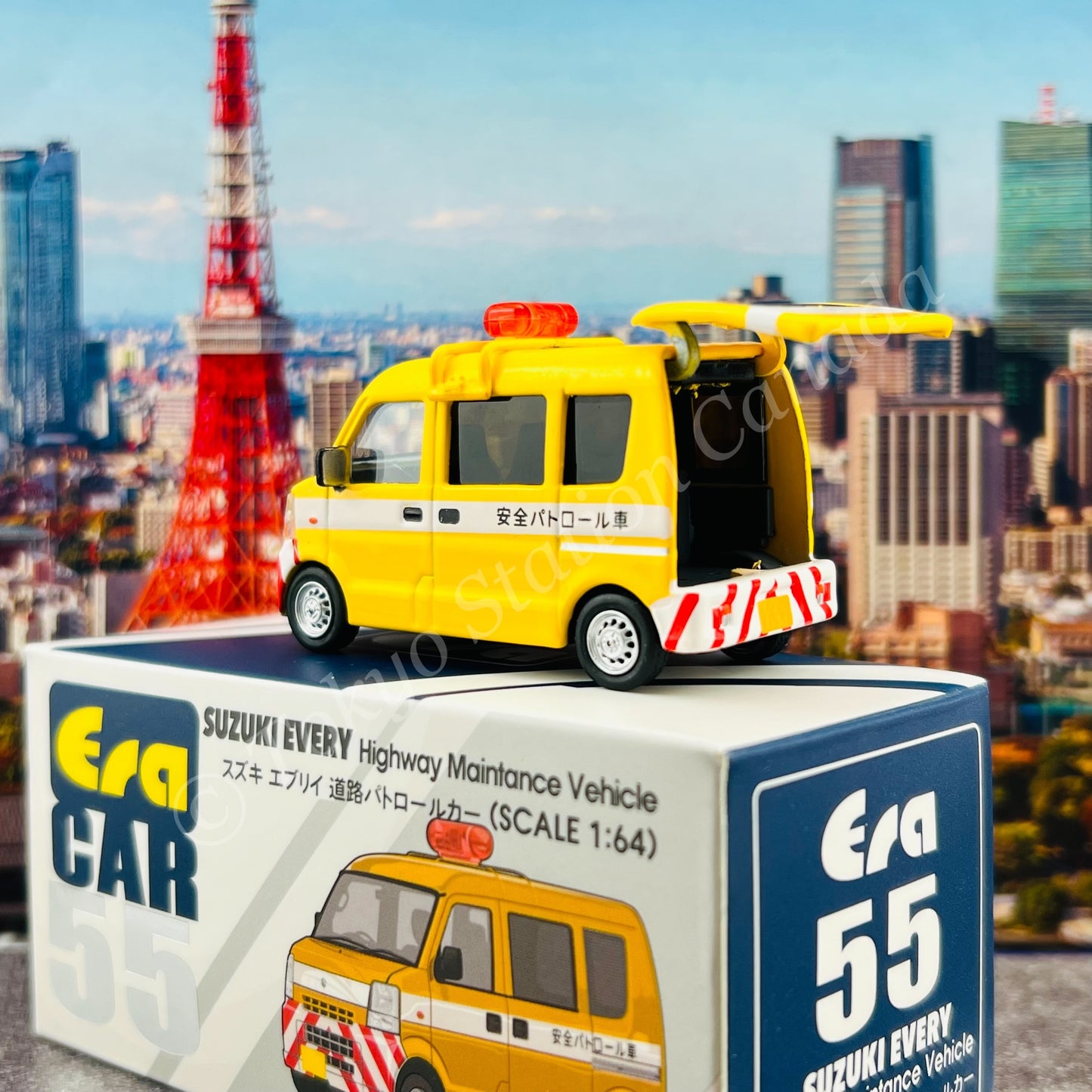 ERA CAR 1/64 Suzuki Every Highway Maintance Vehicle (4897099931812)