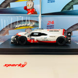 Sparky 1/64 PORSCHE 919 HYBRID NO.2 PORSCHE LMP TEAM WINNER LE MANS 2017 T. BERNHARD - E. BAMBER - B. HARTLEY Y112