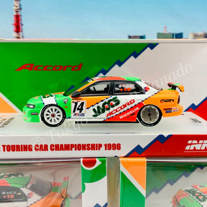 INNO64 1/64 HONDA ACCORD CD6 #14 JACCS JTCC 1996 IN64-CD6-JA96