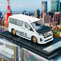 Model 1 1/64 Toyota Hiace 300 Custom version WHITE C33125