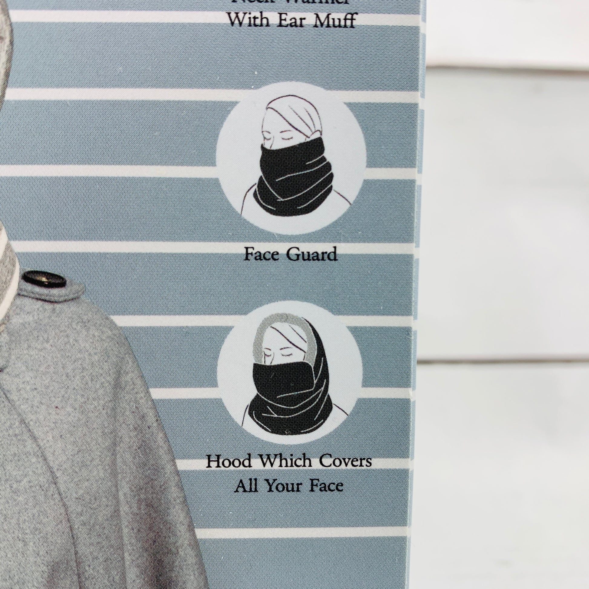BOA 5 Way Neck Roll - Gray Border