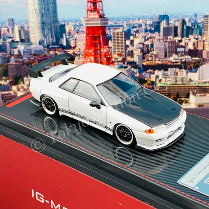Ignition Model 1/64 TOP SECRET GT-R (VR32) Matte Pearl White IG2395
