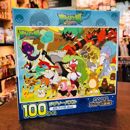JIGSAW PUZZLE: POKEMON ALOLA ADVENTURE! 100PCS (25.7 X 18.2CM)