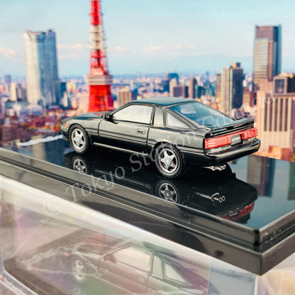 HOBBY JAPAN 1/64 Toyota SUPRA (A70) 2.5GT TWIN TURBO R BLACK HJ641026RBK