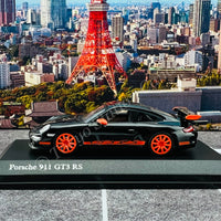 Tarmac Works x MINICHAMPS COLLAB64 1/64 Porsche 911 GT3 RS (997) Black T64MC-001-BK (643066004)
