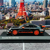 Tarmac Works x MINICHAMPS COLLAB64 1/64 Porsche 911 GT3 RS (997) Black T64MC-001-BK (643066004)