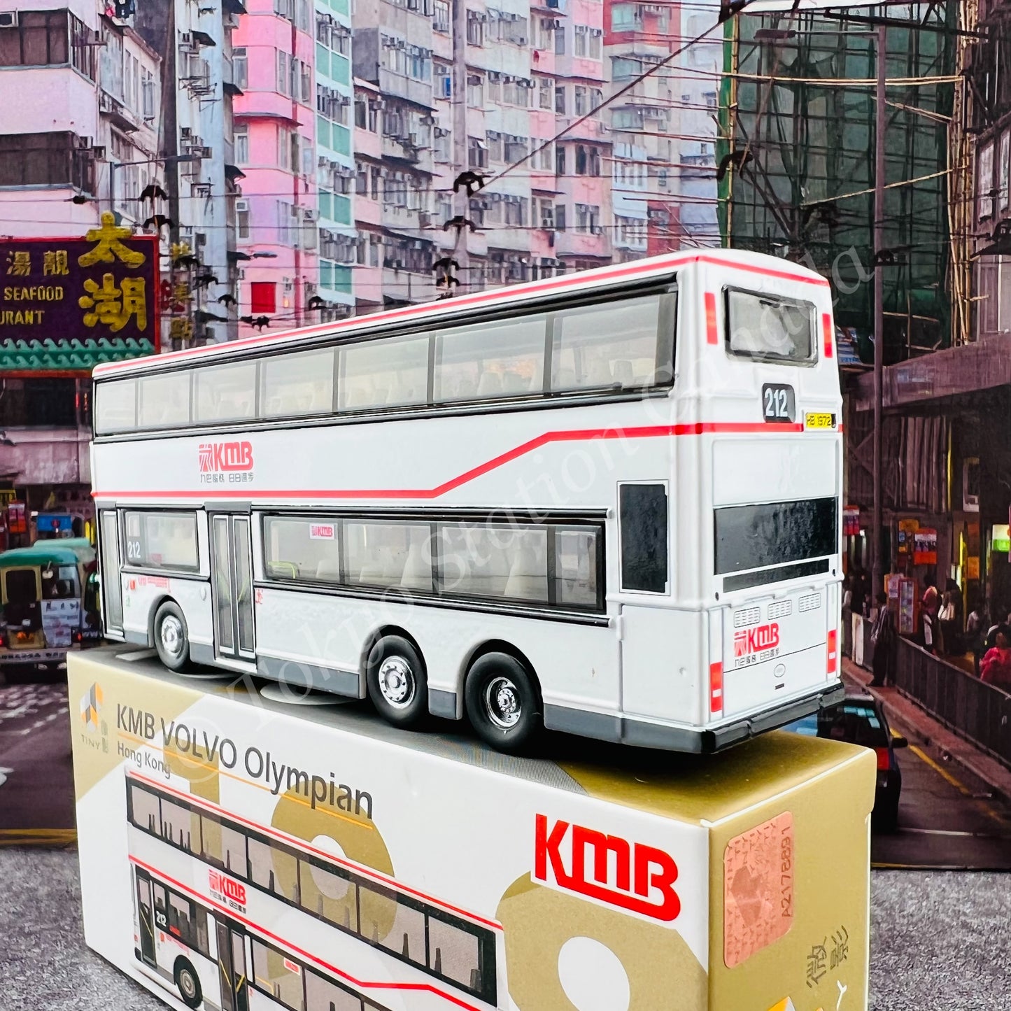 TINY 微影 188 KMB VOLVO Olympian (WHAMPOA GARDEN 212 黃埔花園) KMB2020126