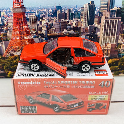 Tomica Premium 40 Toyota Sprinter Trueno (Tomica Premium Release Commemorative Specificationトミカプレミアム発売記念仕様)