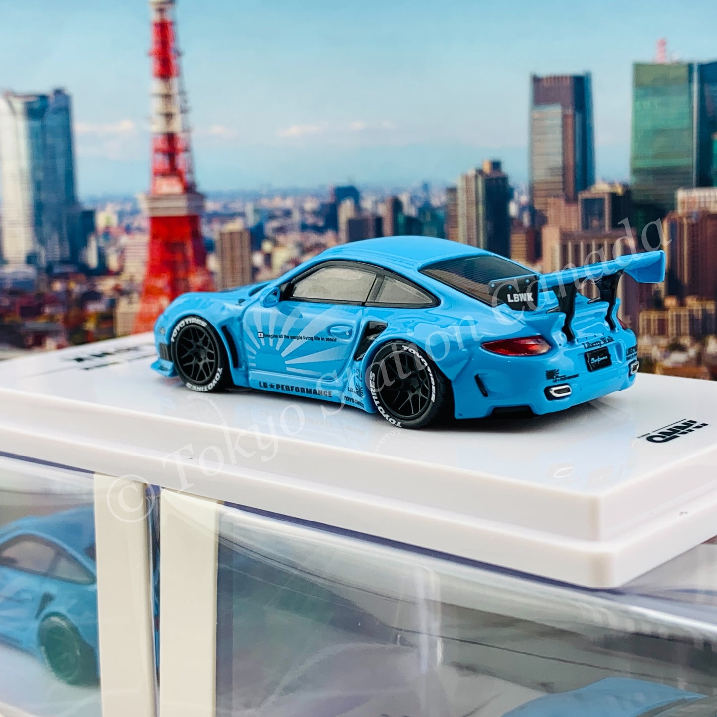 INNO64 1/64 997 LIBERTY WALK Baby Blue IN64-997LB-BBL
