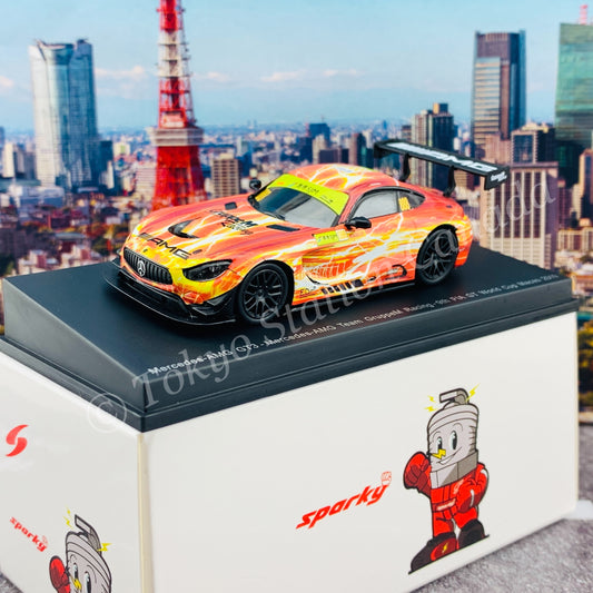 Sparky 1/64 MERCEDES-AMG GT3 NO.888 MERCEDES-AMG TEAM GRUPPEM RACING 9TH FIA GT WORLD CUP MACAU 2019 MARO ENGEL Y169