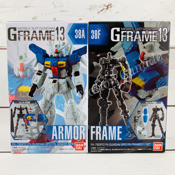 GFRAME 13 Mobile Suit Gundam 38A RX-78GP01 Fb GUNDAM GP01 Fb Armor Set and 38F RX-78GP01 Fb GUNDAM GP01 Fb Frame (01) Set
