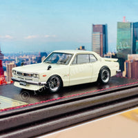 Ignition Model 1/64 HIGH-END RESIN MODEL Nissan Skyline 2000 GT-R (KPGC10) White IG2303