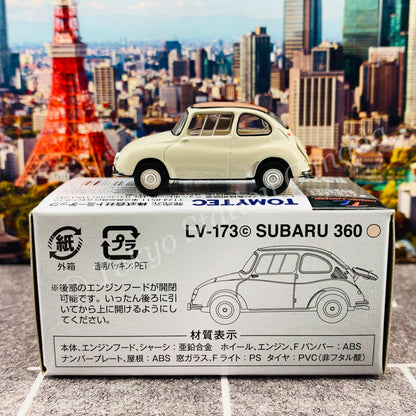 Tomytec Tomica Limited Vintage 1/64 Subaru 360 (beige) 1961 model LV-173c