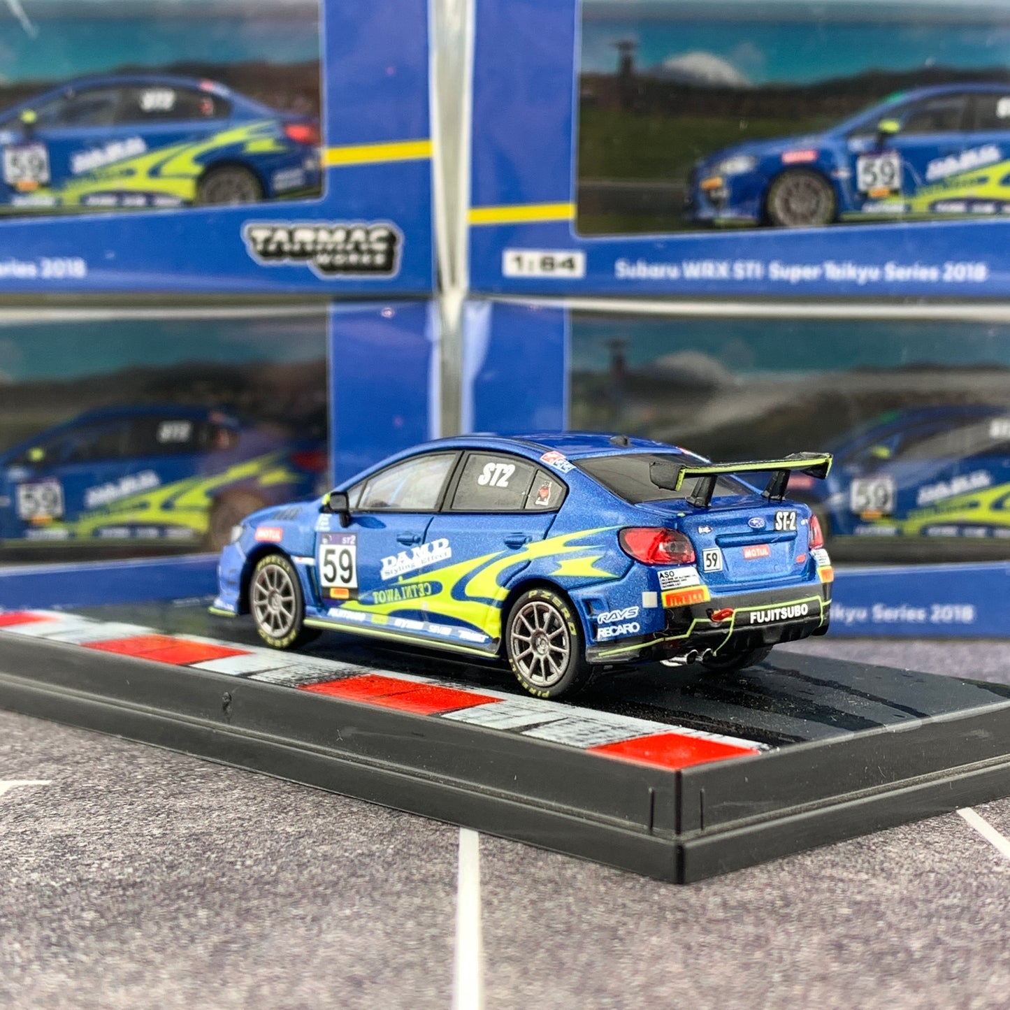 Tarmac Works 1/64 Subaru WRX STi Super Taikyu Series 2018 T64-016-18ST59