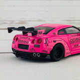 MINI GT LIBERTYWALK LB★WORKS Nissan GTR (R35) "WearItPink" Breast Cancer Awareness RHD MGT00054-R