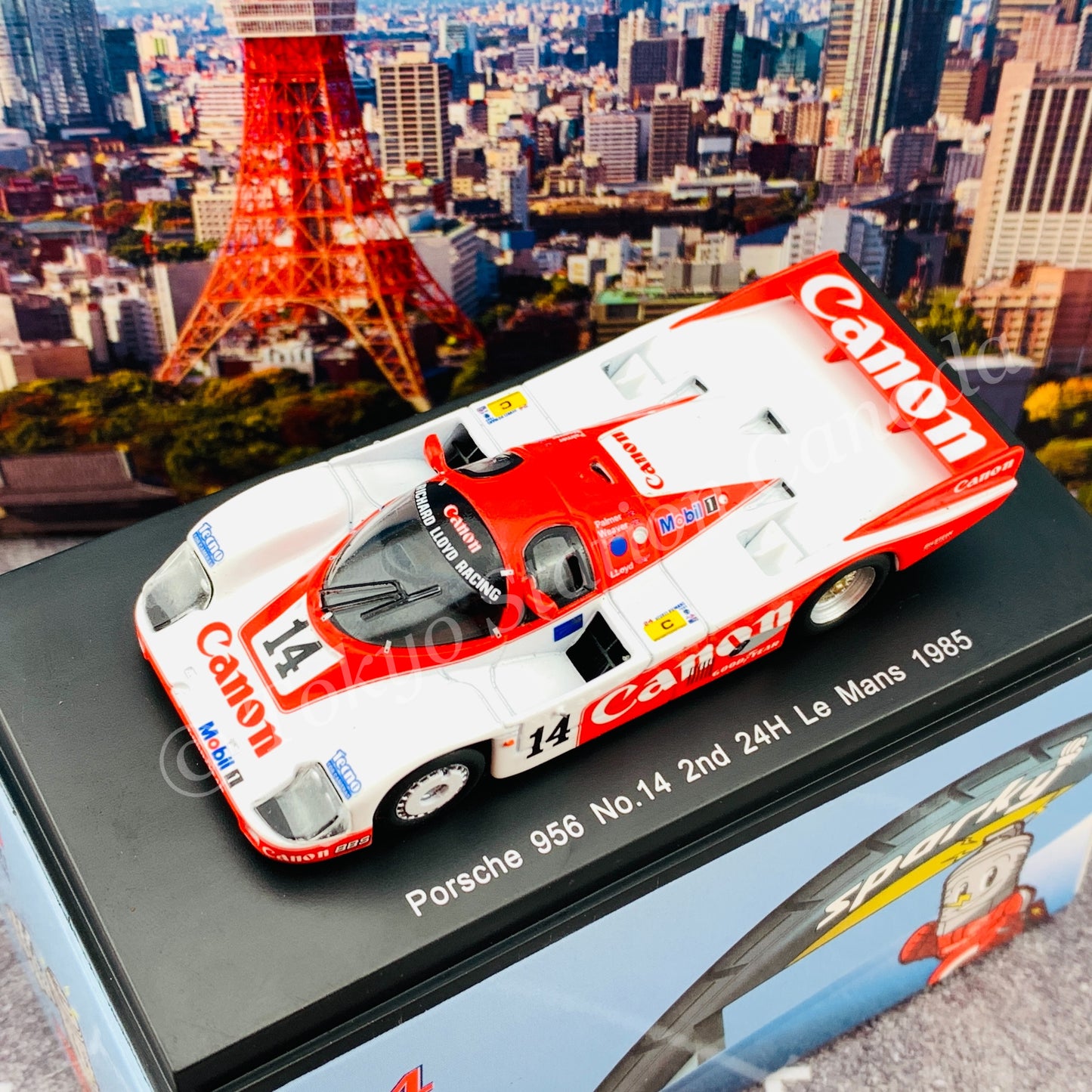 Sparky 1/64 Porsche 956 No.14 2nd 24H Le Mans 1985 J. Palmer - J. Weaver - R. Lloyd Y181
