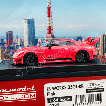 Ignition Model 1/64 LB-Silhouette WORKS GT Nissan 35GT-RR Pink IG2382