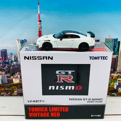 Tomytec Tomica Limited Vintage Neo 1/64 Nissan GTR NISMO 2020 White LV-N217a