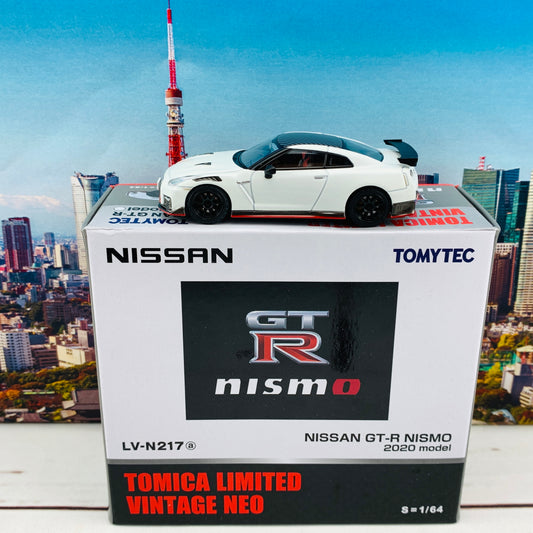 Tomytec Tomica Limited Vintage Neo 1/64 Nissan GTR NISMO 2020 White LV-N217a