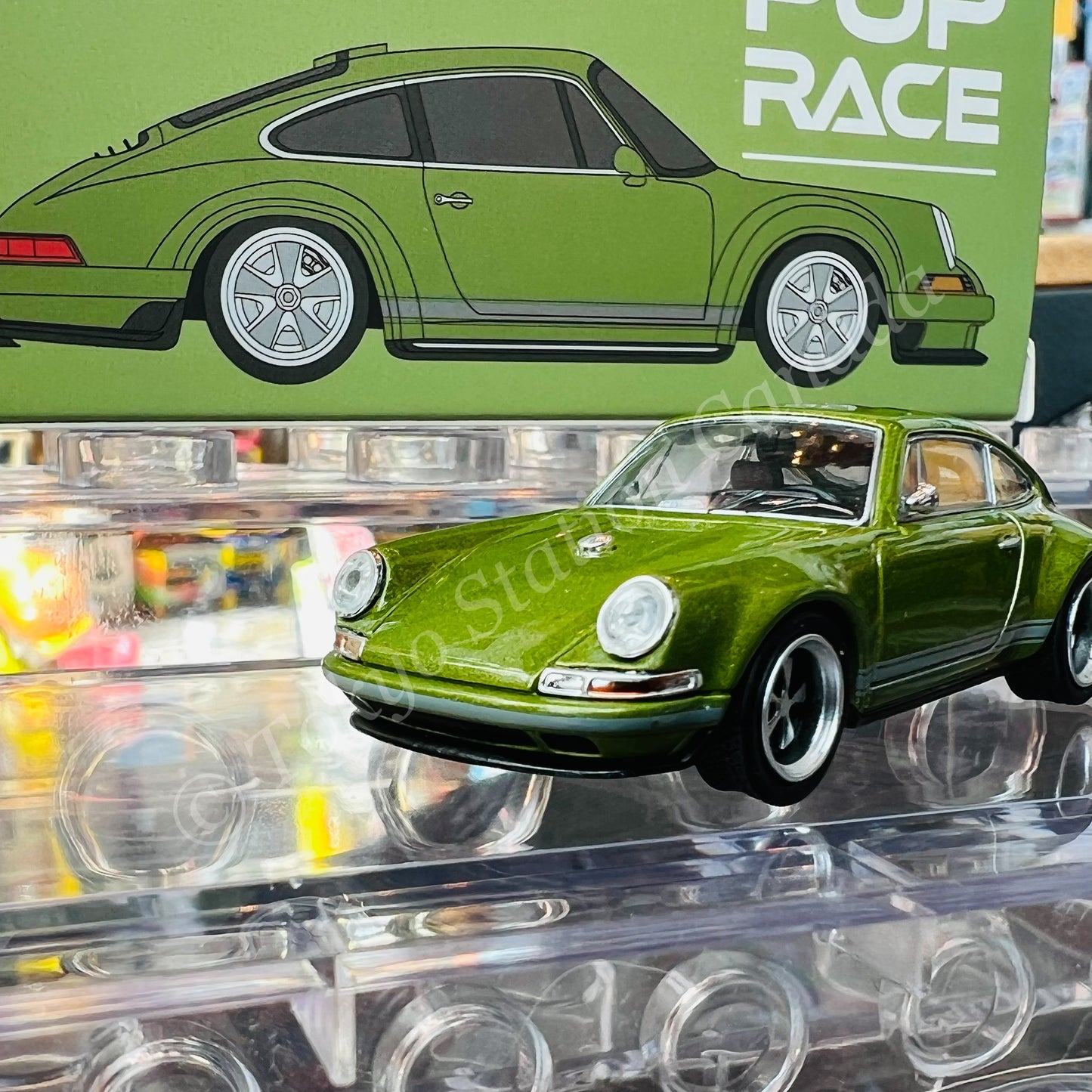 POPRACE 1/64 Singer 911 (964) Greeen PA64-SGR-GRN