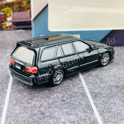BM Creations JUNIOR 1/64 Mitsubishi Legnum VR4 BLACK RHD with Extra Wheels, Lowering Parts 64B0156