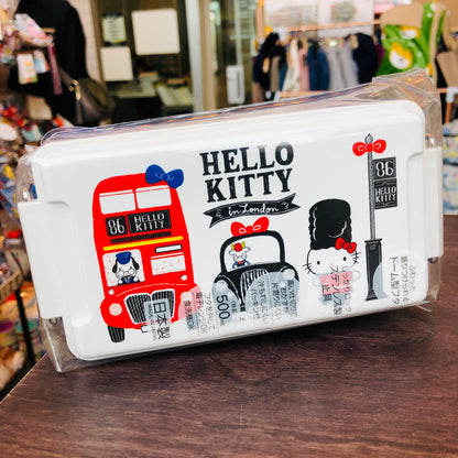 HELLO KITTY in London Lunch Box with Locking Clip 500ml PCTN5