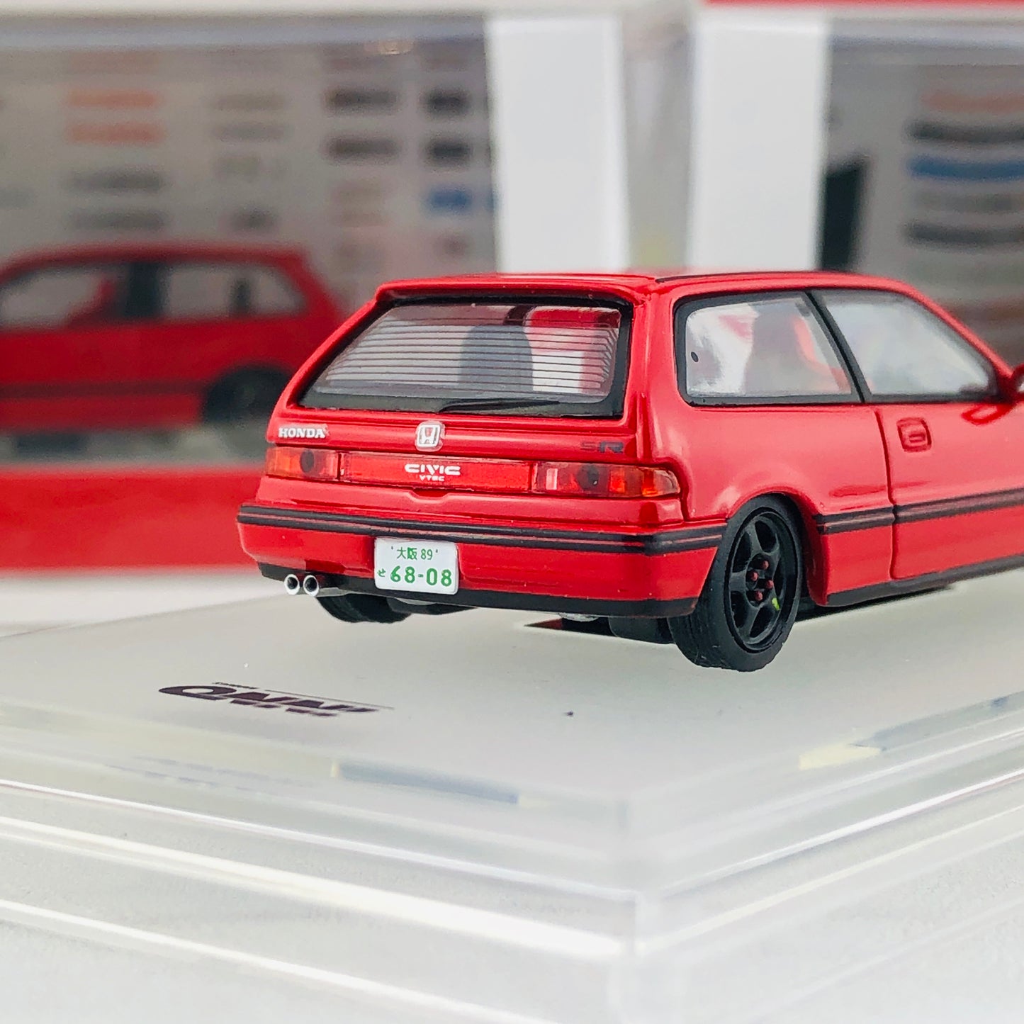 INNO64 HONDA CIVIC EF9 SiR Japan Special Edition IN64-EF9-REDJS