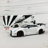 MINI GT LIBERTYWALK LB★WORKS Nissan GTR (R35) Matte White - RHD