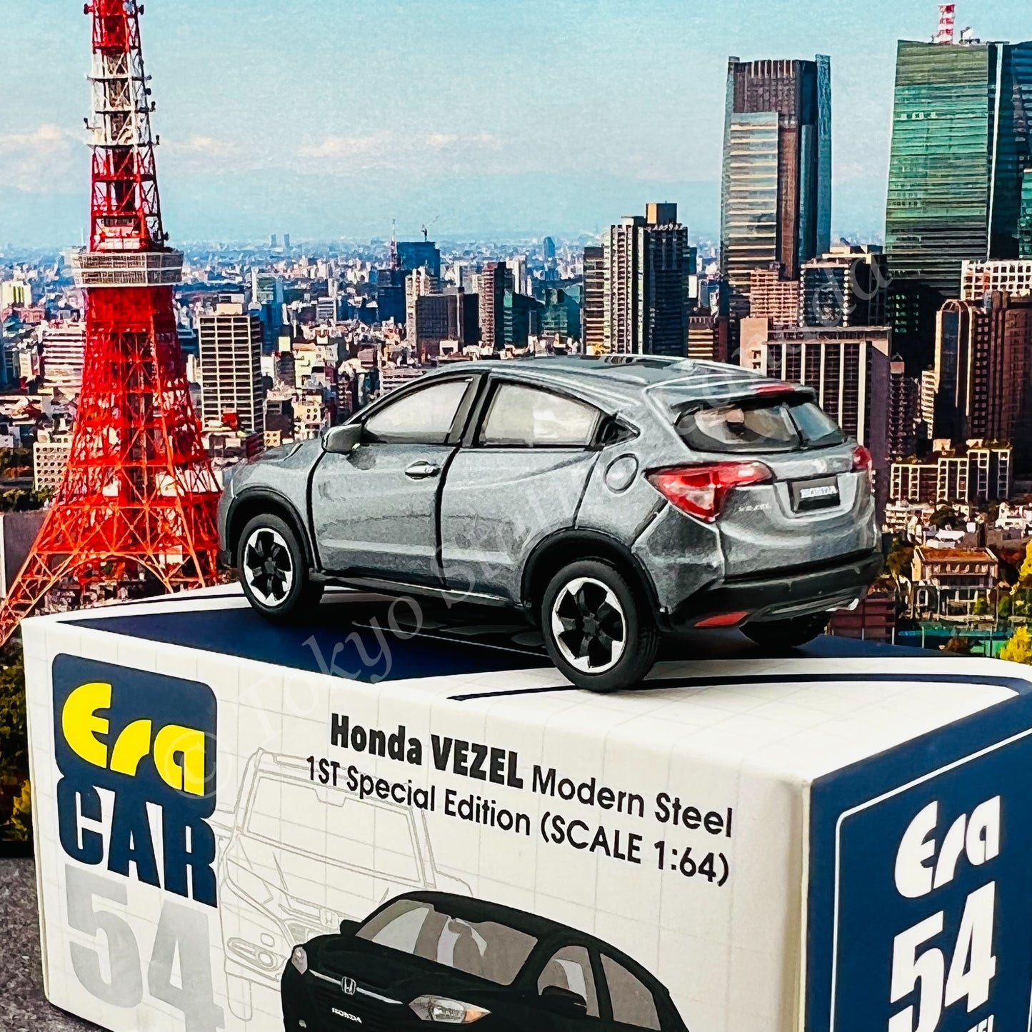 ERA CAR 1/64 54 Honda Vezel Modern Steel 1st SP Edition 4897099931577