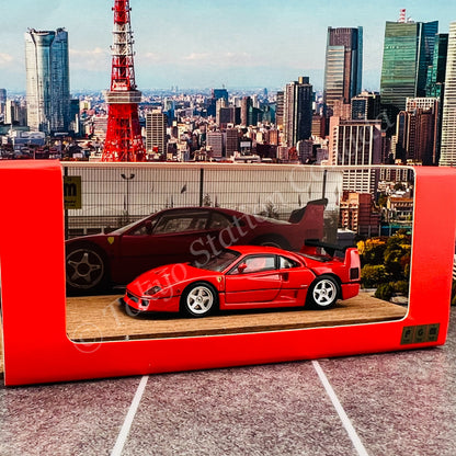 PGM 1/64 Ferrari F40 LM Red (Full Open) PGM-640601