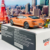 MINI GT 1/64 Bentley Continental GT Orange Flame MGT00116-R