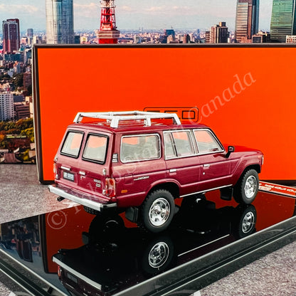 GCD 1/64 Toyota Land Cruiser LC60 Modified Version LHD RED KS029-89