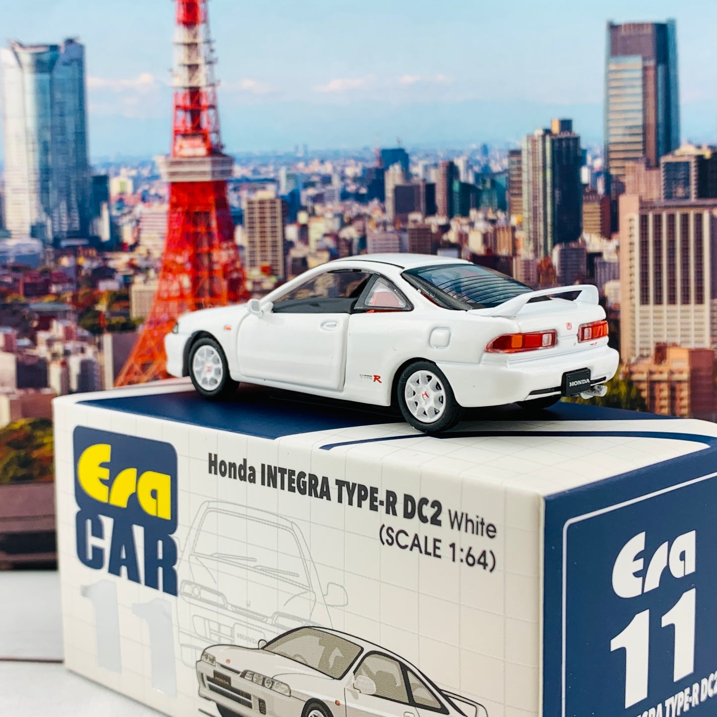 ERA CAR 11 1/64 Honda Integra Type-R DC2 White HA20DC2RN11