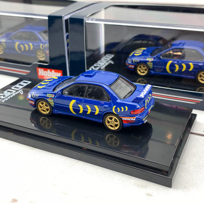 HOBBY JAPAN 1/64 Subaru Impreza WRX GC8 STi version II Sports Blue with Decal HJ641013DSBL