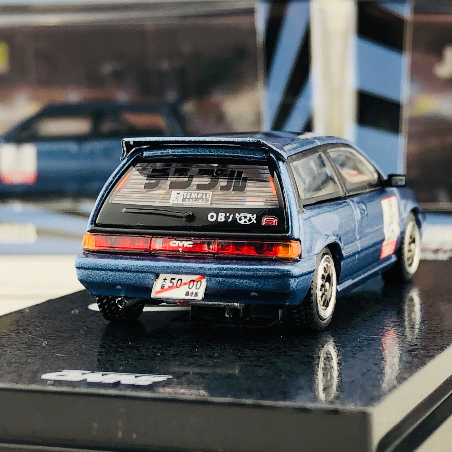 INNO64 JDM Collection HONDA CIVIC Si E-AT Kanjozoku - Temple Racing by Loop Angels IN64-EAT-JDM02